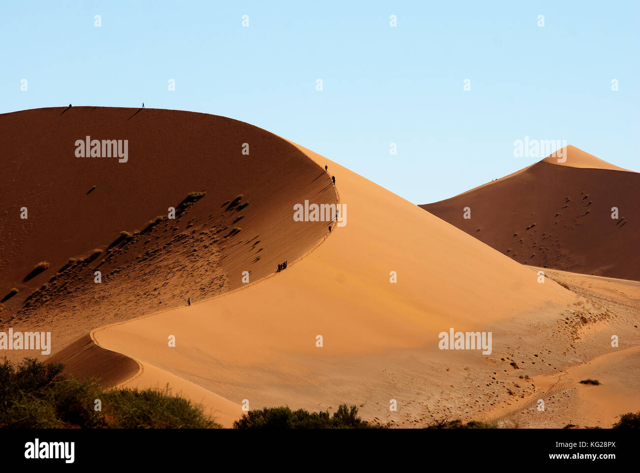 Sossusvlei Dune at Namib Naukluft National Park, Namibia Stock Photo ...