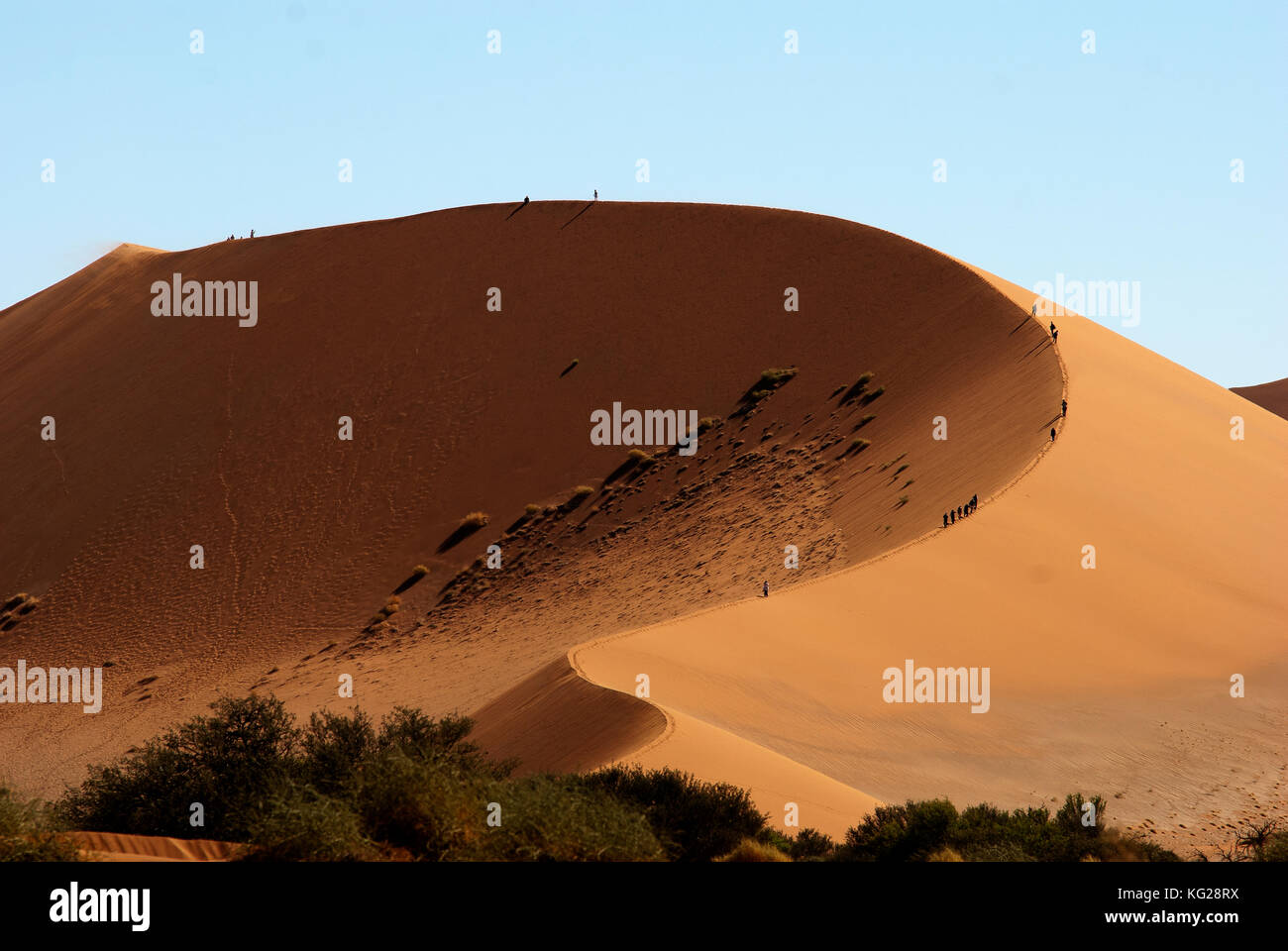 Sossusvlei Dune at Namib Naukluft National Park, Namibia Stock Photo ...