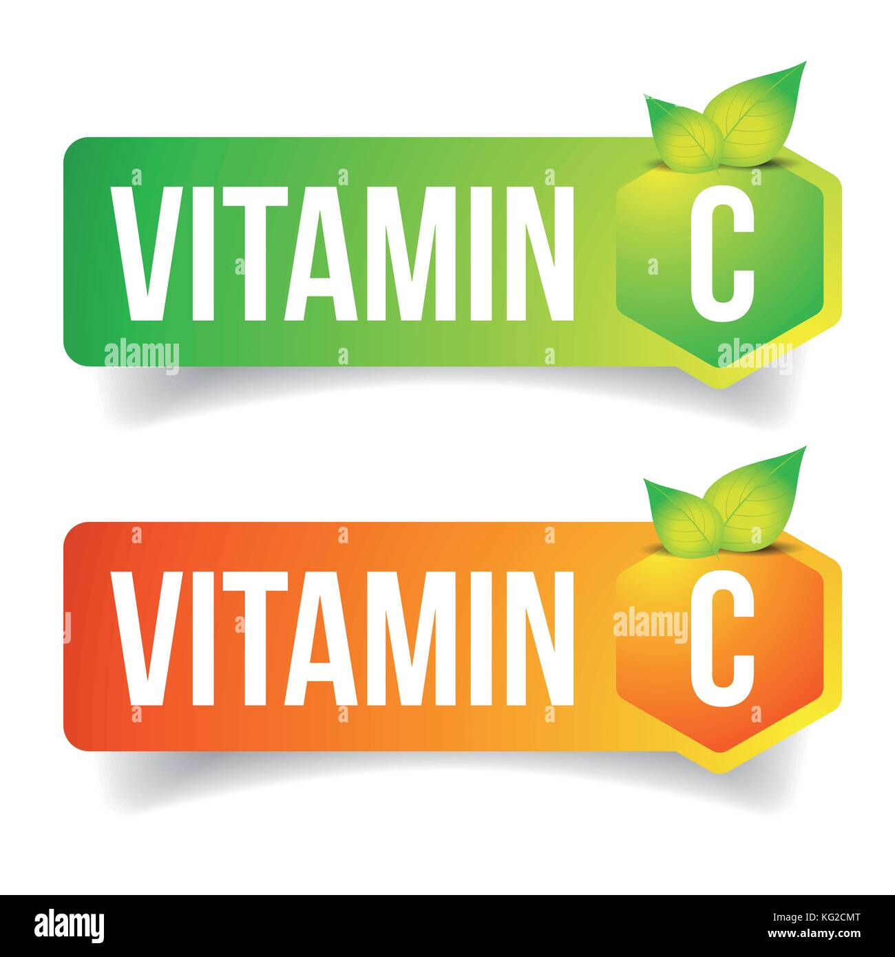 Vitamin C label vector tag Stock Vector Image & Art - Alamy