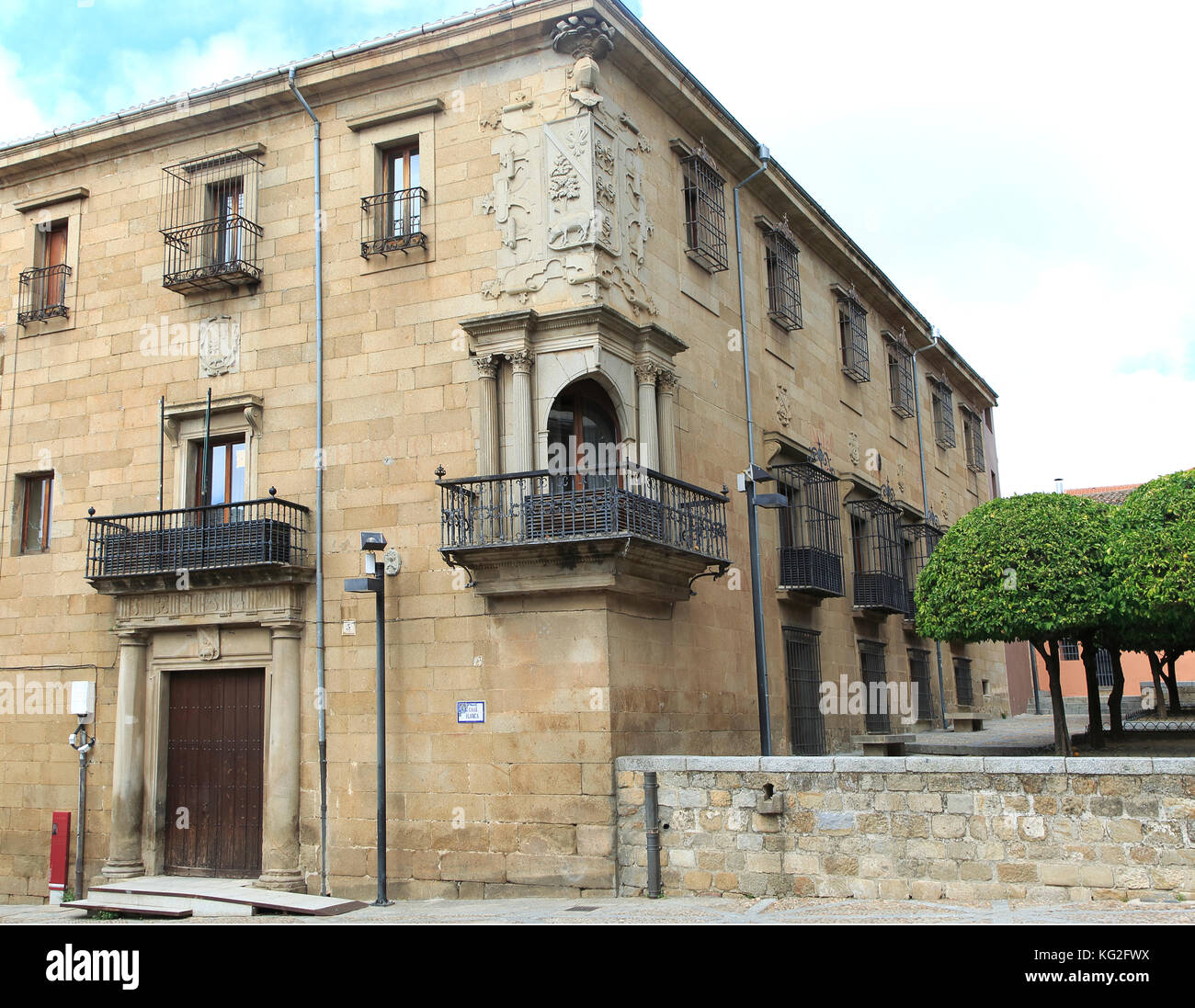Historic palace mansion Casa del Doctor Trujillo, Plasencia, Caceres