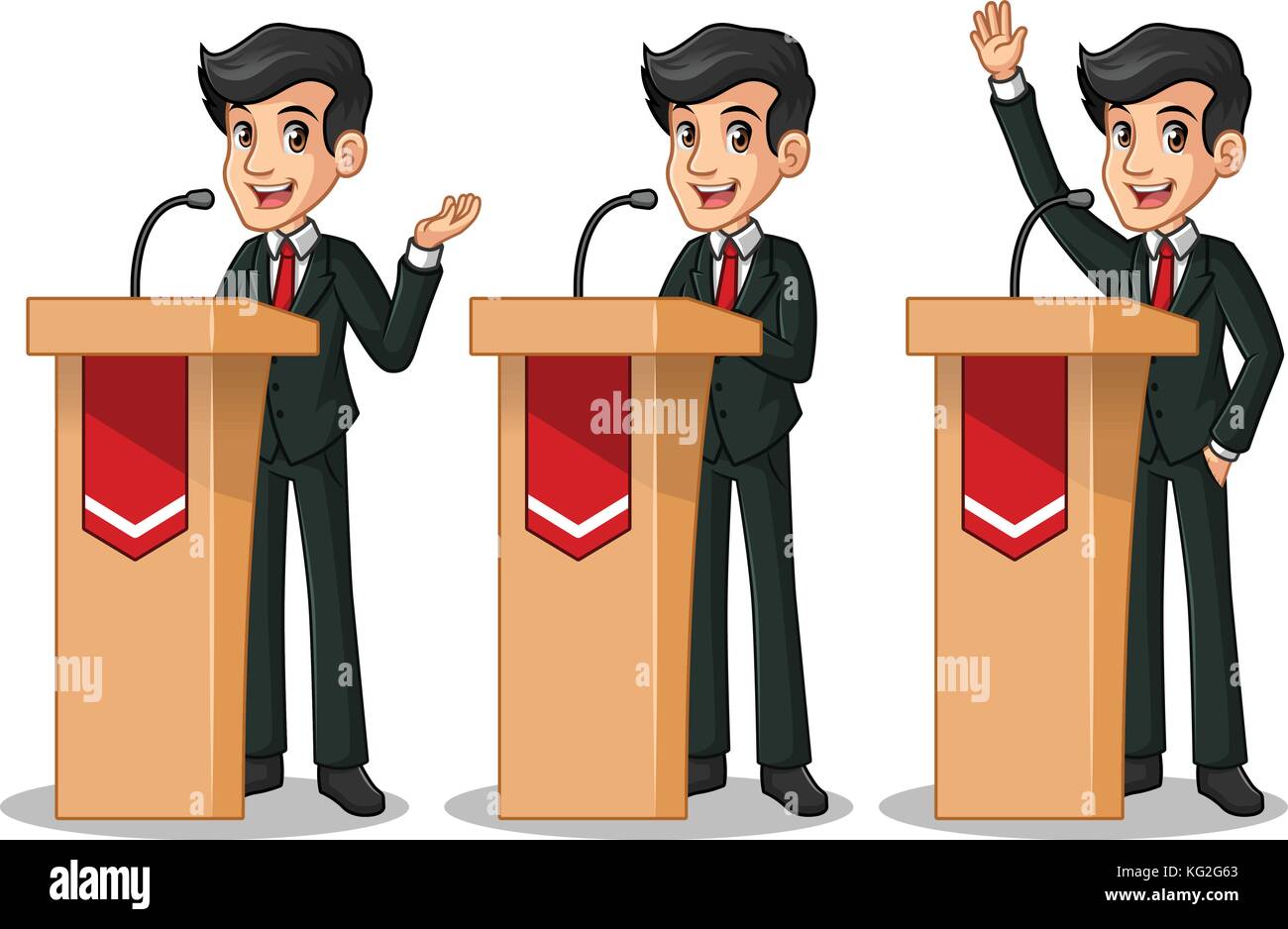 public speech clipart politician