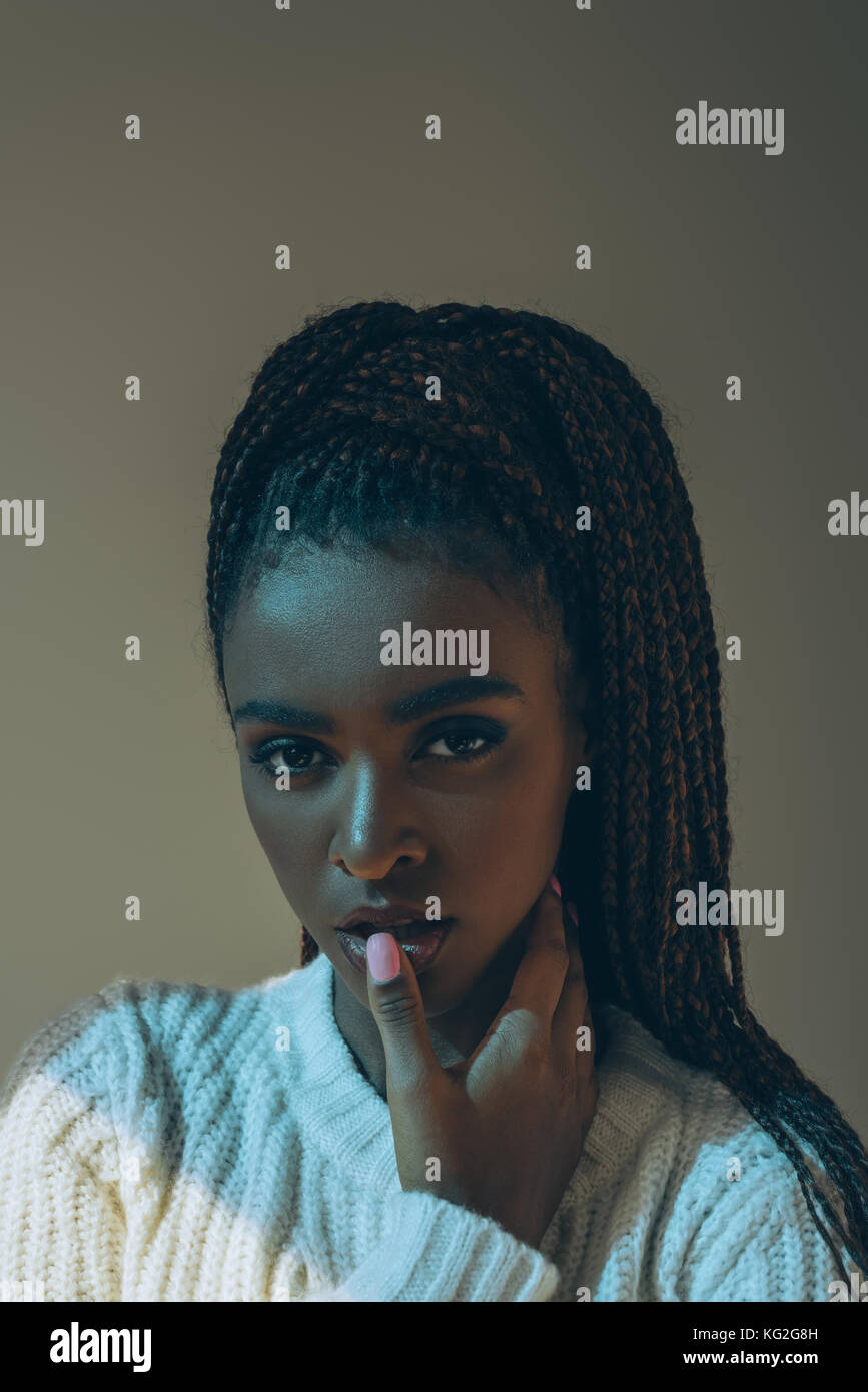 beautiful african american woman Stock Photo - Alamy