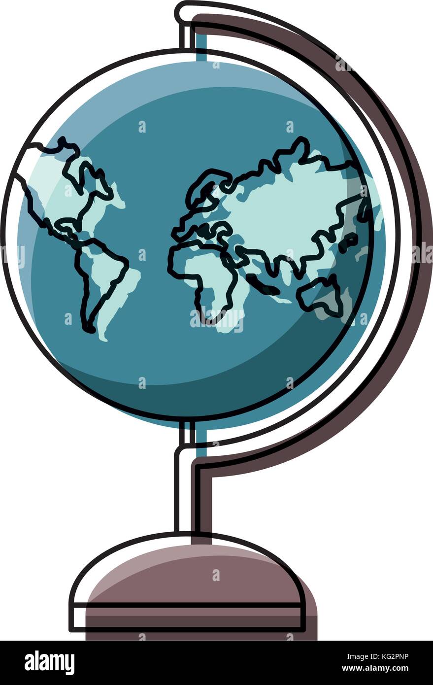 global planet vector illustration Stock Vector Image & Art - Alamy