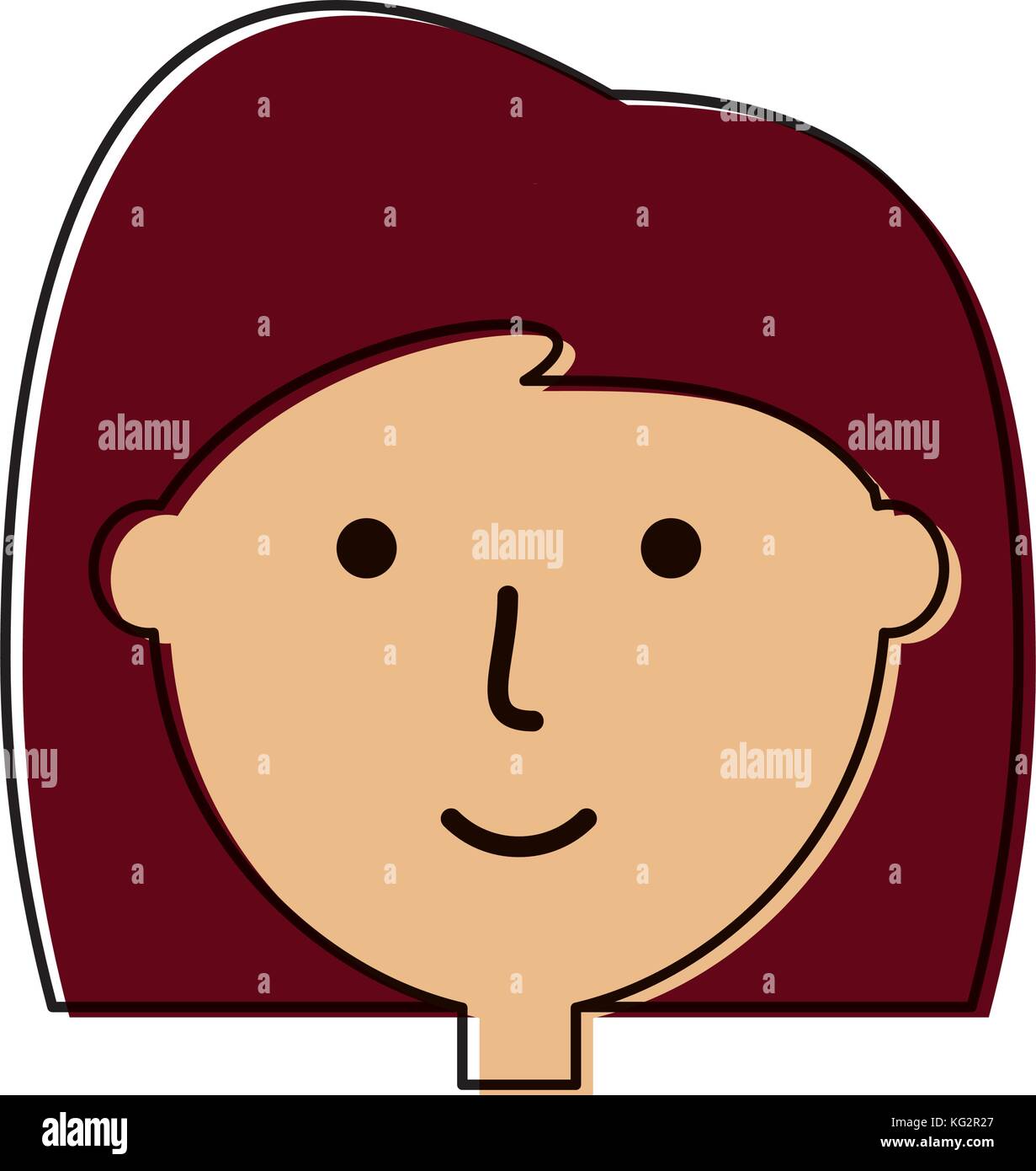 woman face vector illustration Stock Vector Image & Art Alamy