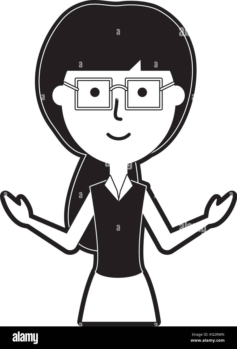 teacher woman vector illustration Stock Vector Image & Art - Alamy