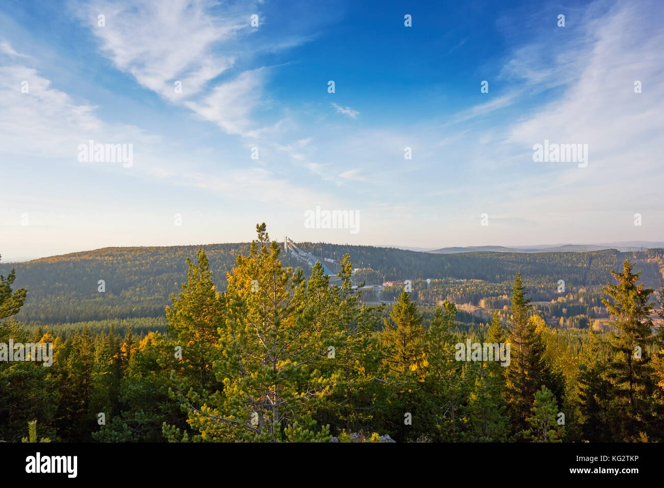 the mountain autumn landscape with colorful forest Stock Photo - Alamy