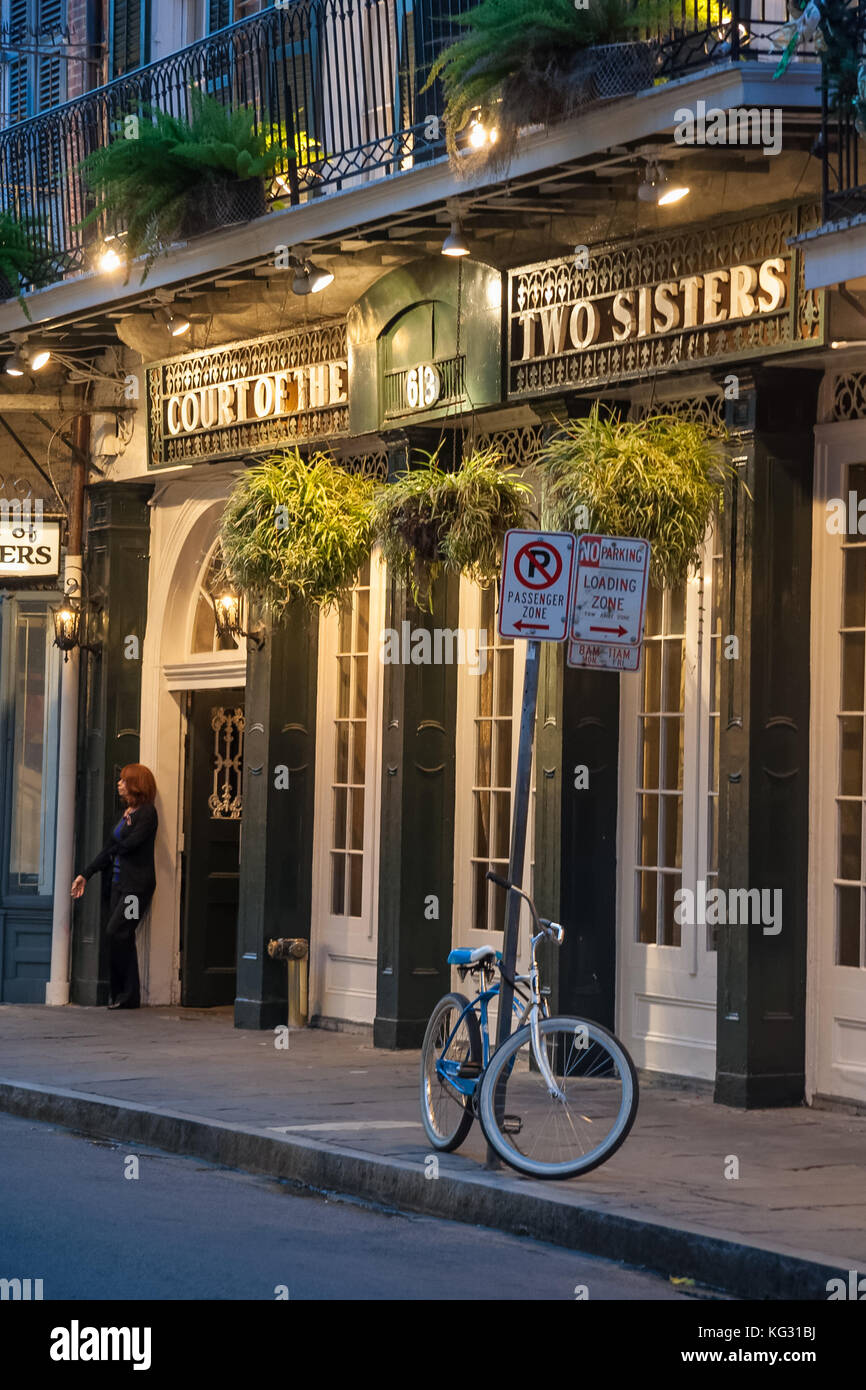 Streets of French Quarter in New Orleans, Louisiana Stock Photo - Alamy