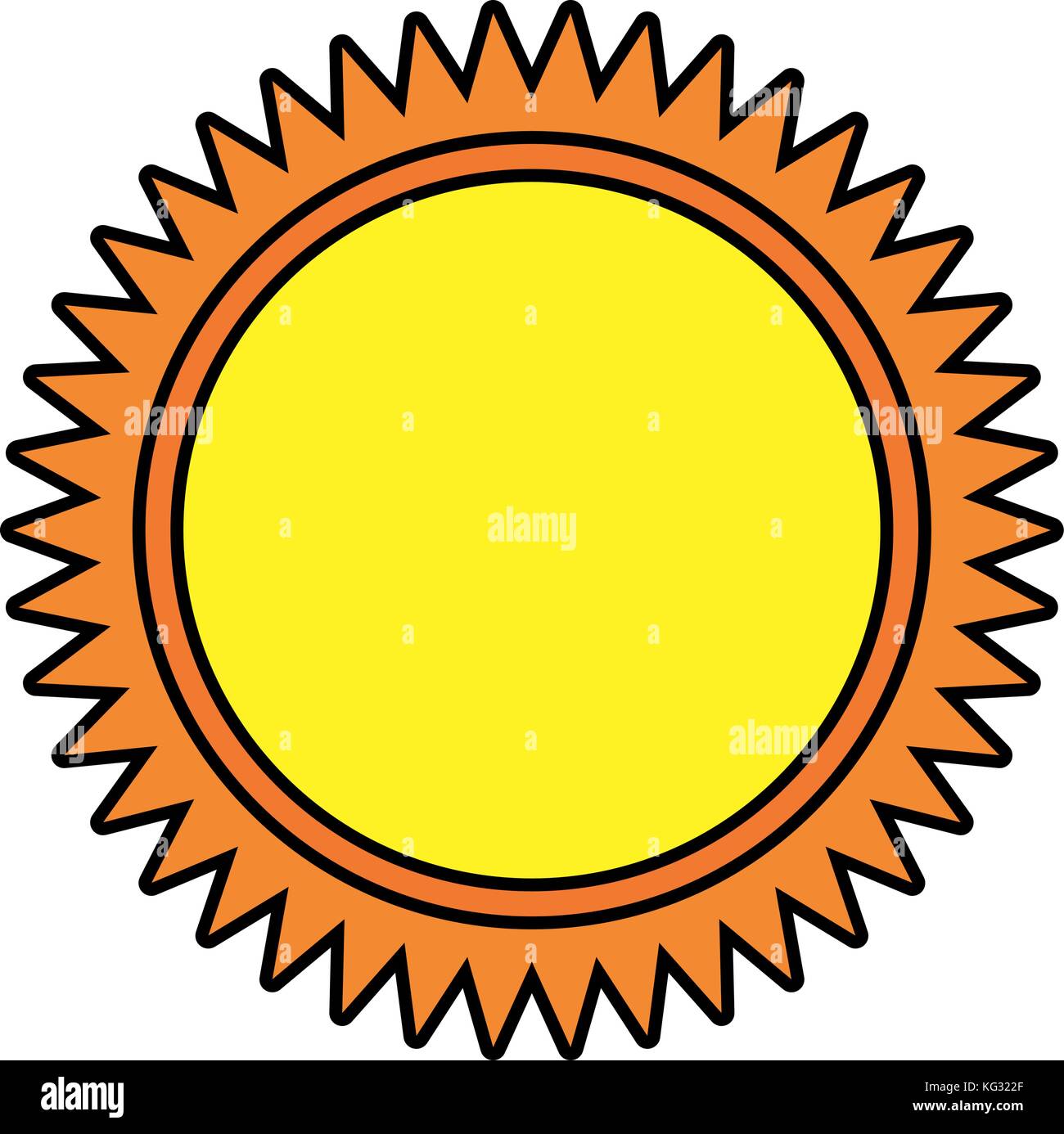 sun vector illustration Stock Vector Image & Art - Alamy