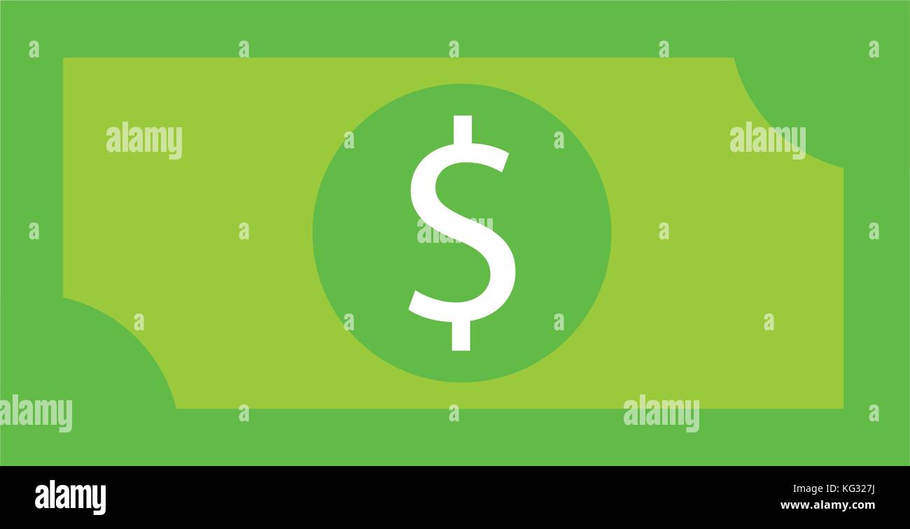 dollar money banknote cash shopping icon Stock Vector Image & Art - Alamy