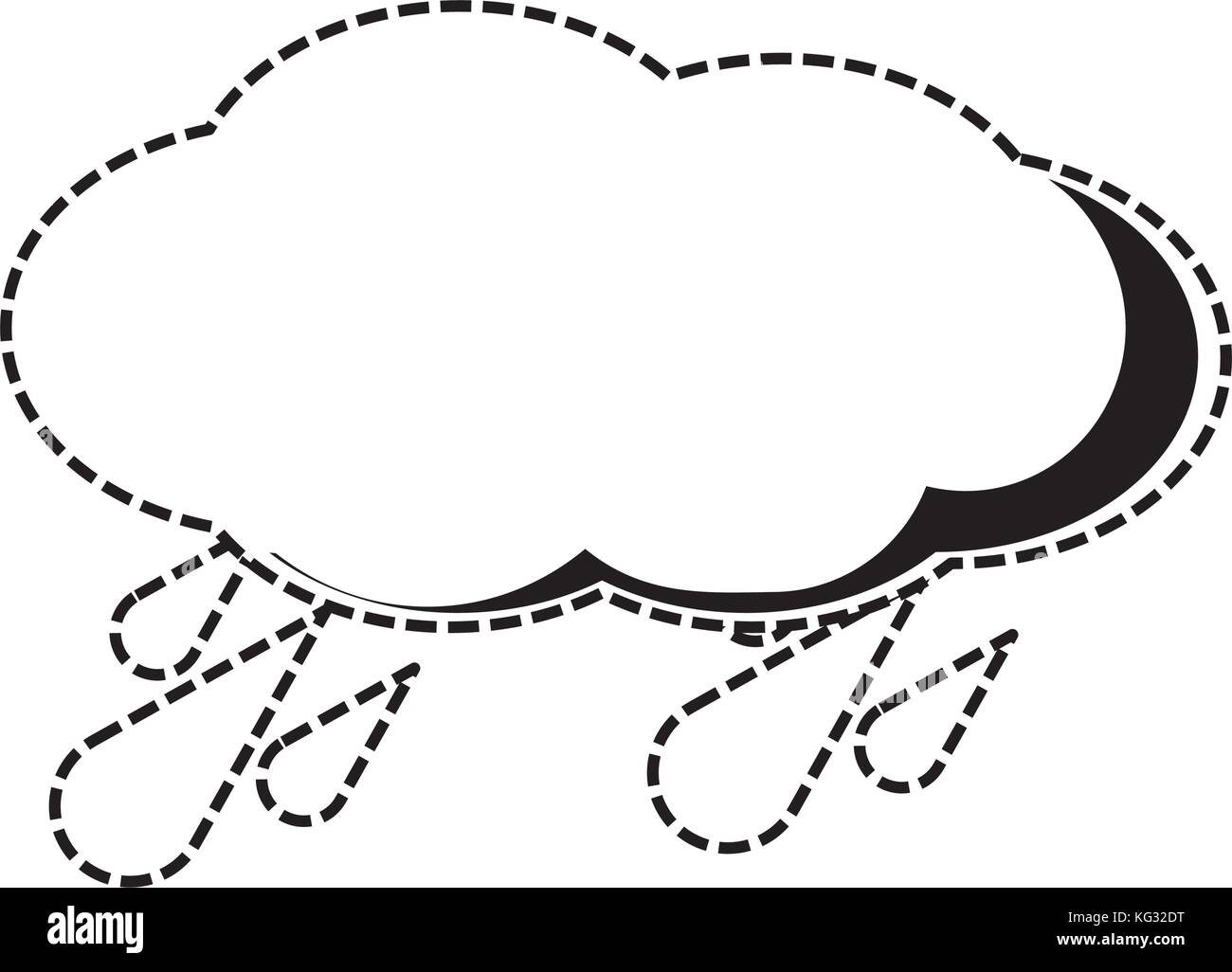 rainy weather vector illustration Stock Vector Image & Art - Alamy