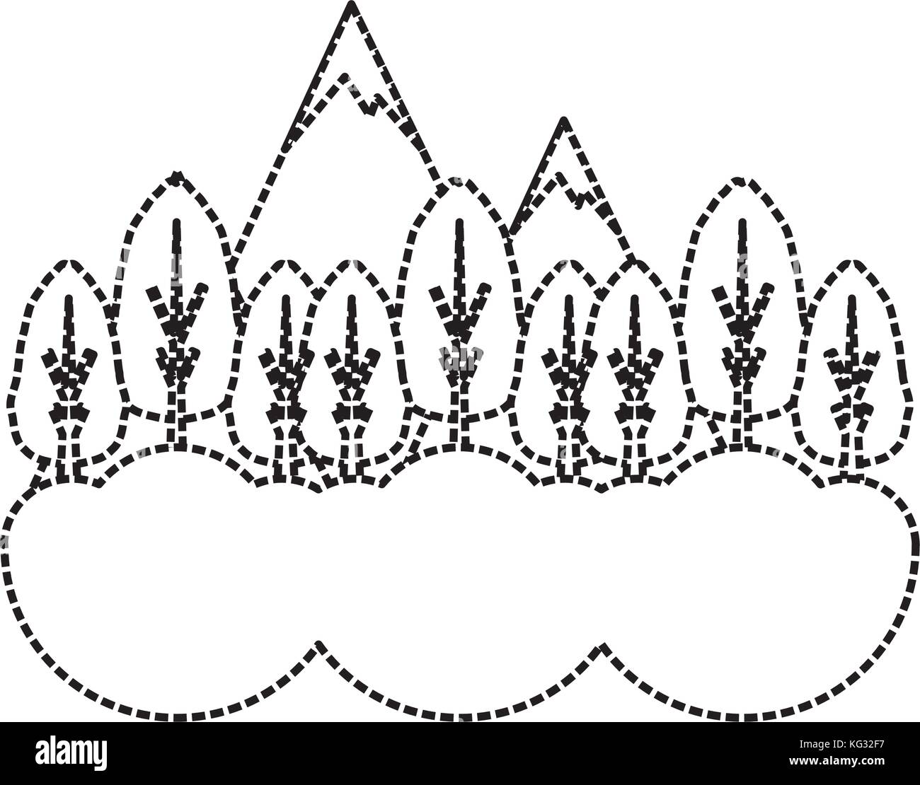 natural forest vector illustration Stock Vector Image & Art - Alamy
