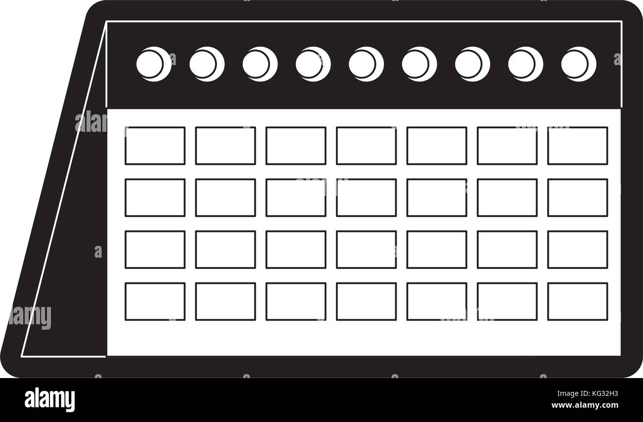calendar vector illustration Stock Vector Image & Art - Alamy