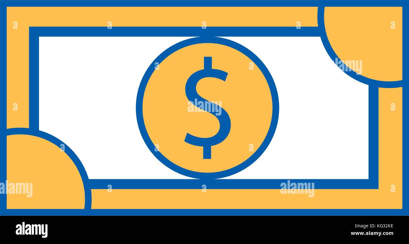 dollar money banknote cash shopping icon Stock Vector Image & Art - Alamy