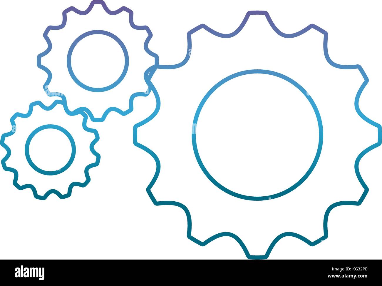 gear wheels icon Stock Vector Image & Art - Alamy