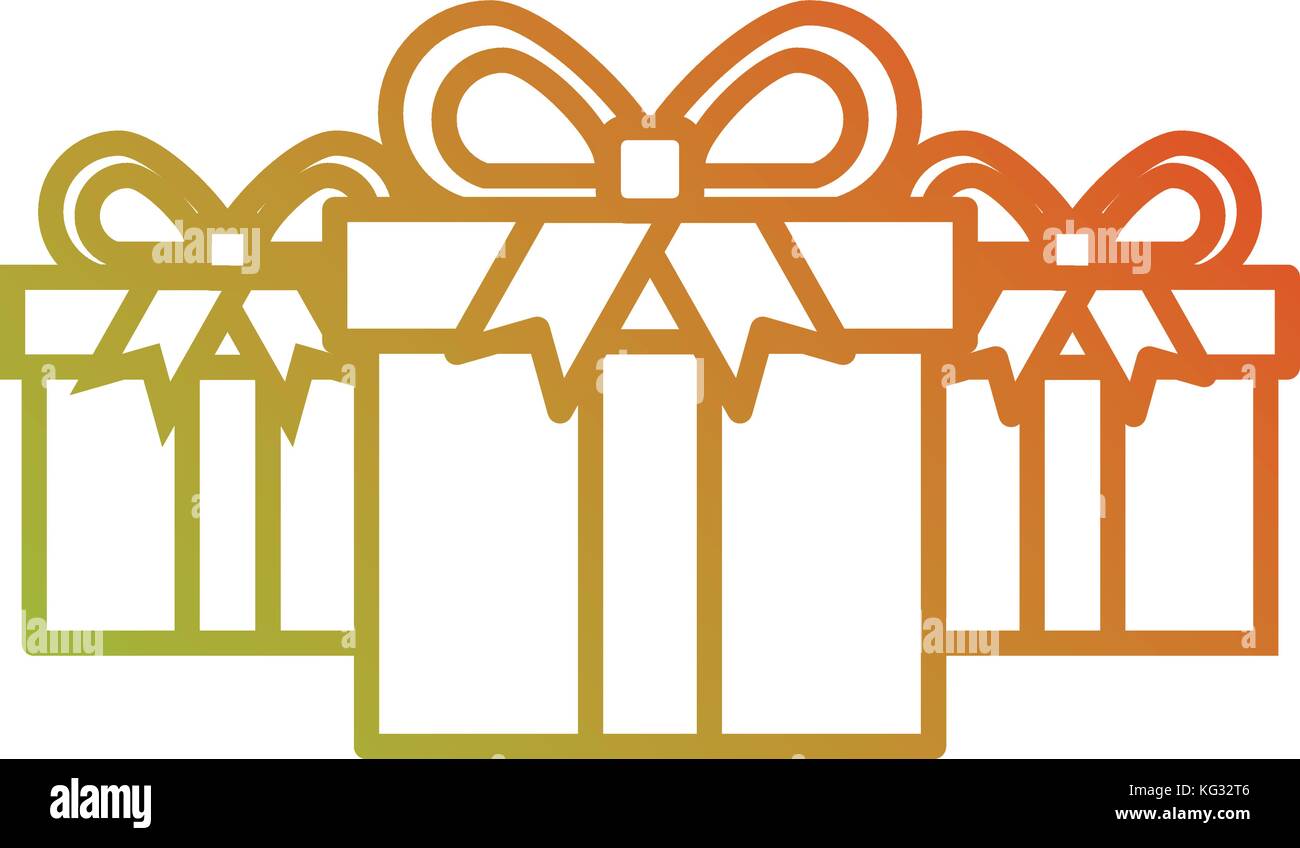 online shopping commerce marketing gift boxes concept Stock Vector ...