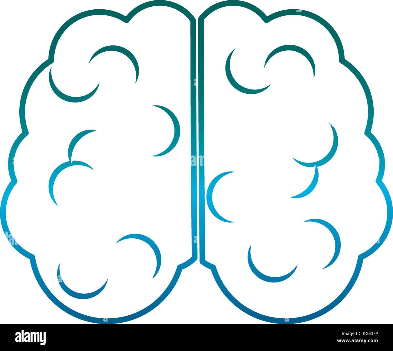 human brain icon Stock Vector Image & Art - Alamy