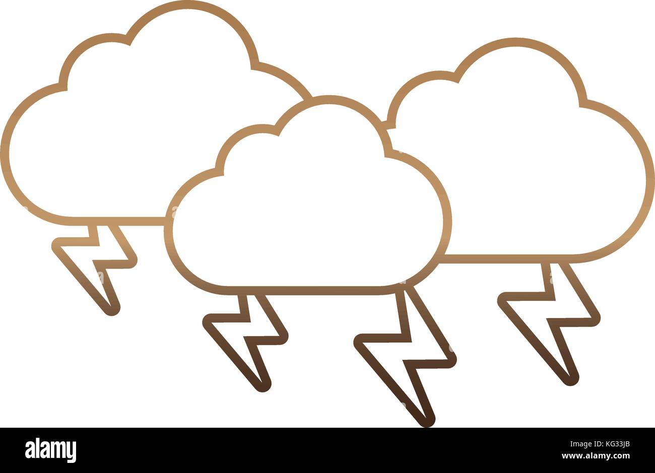 clouds and thunders icon Stock Vector Image & Art - Alamy