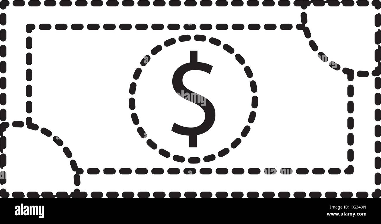 dollar money banknote cash shopping icon Stock Vector Image & Art - Alamy
