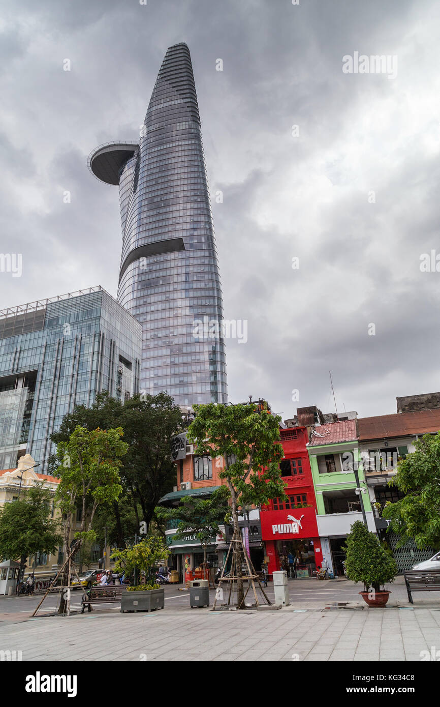 Bitexco Financial Tower With Saigon Skydeck In Ho Chi Minh City Vietnam Stock Photo Alamy
