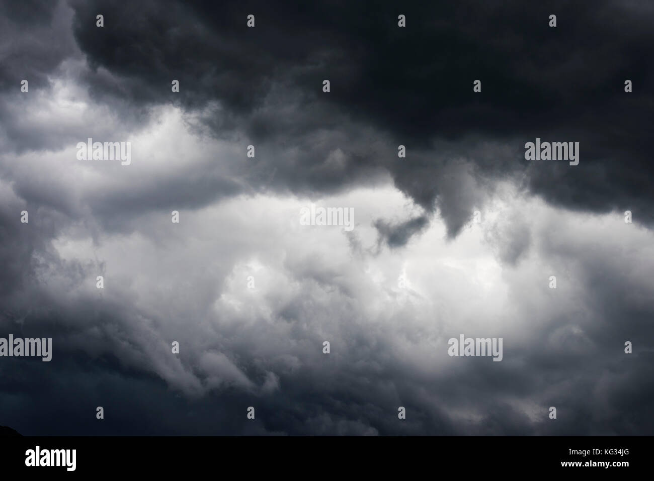 Black and white clouds, rain clouds, storm clouds Stock Photo - Alamy