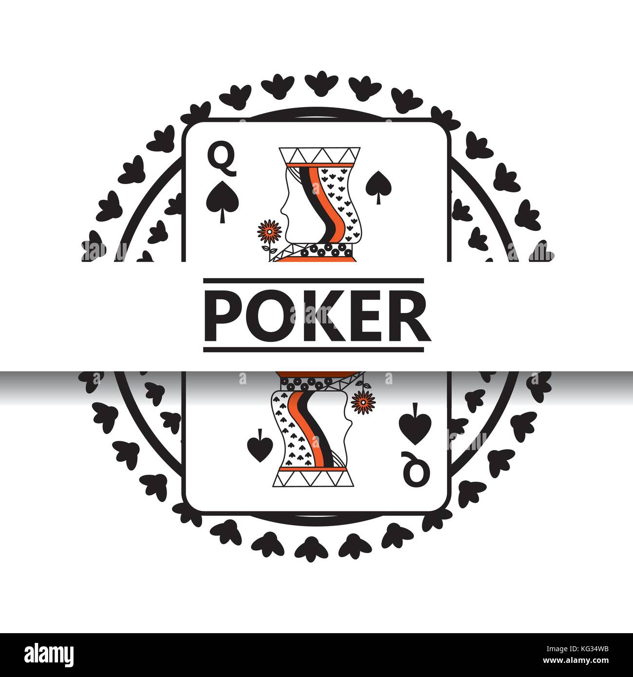 Cartoon Illustration Spade Card Suit High Resolution Stock Photography And Images Alamy