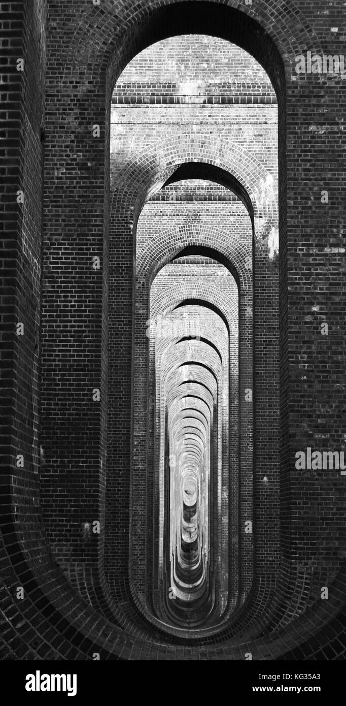 The Ouse Valley Viaduct Stock Photo