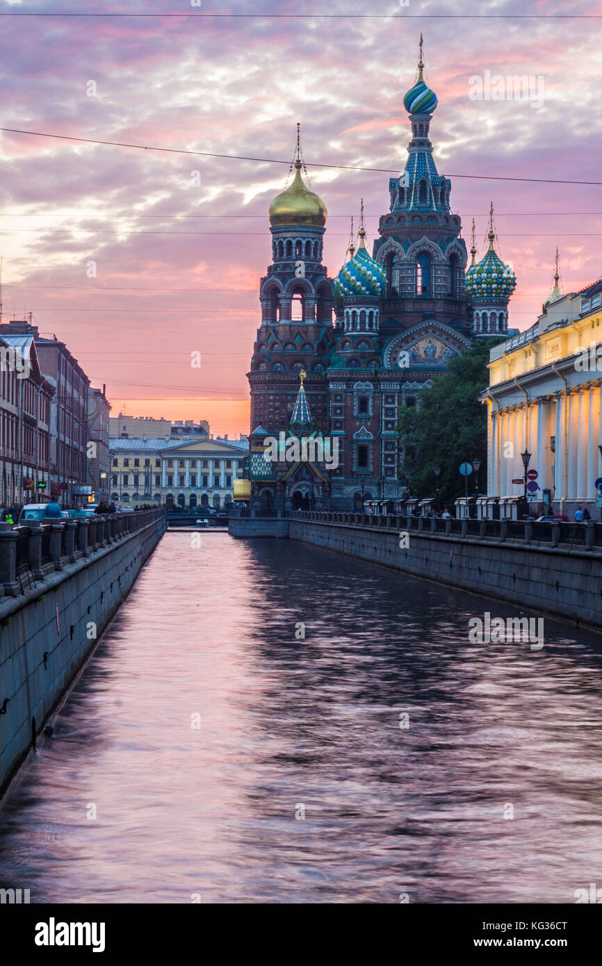 Church of the spilled blood Stock Photo