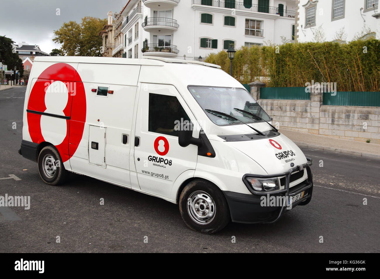 Grupo 8 van in Cascais, Portugal Stock Photo - Alamy