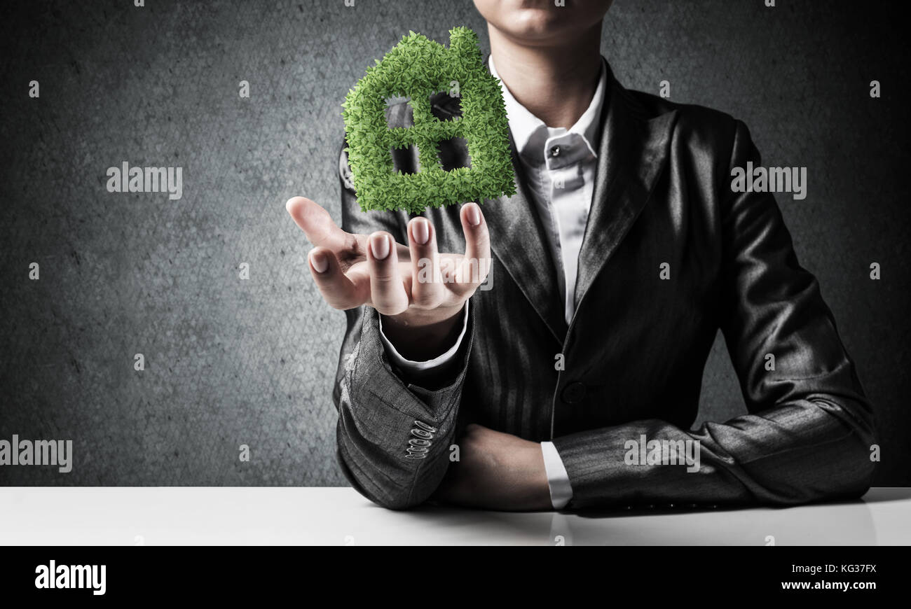 Concept of eco friendly real estate Stock Photo - Alamy