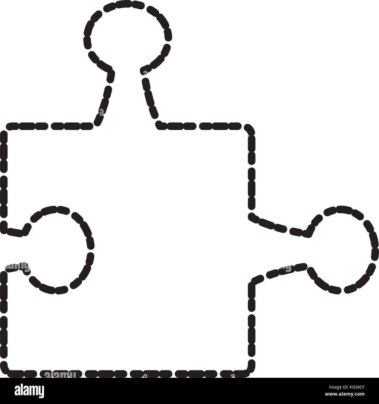 Puzzle piece symbol Stock Vector Image & Art Alamy