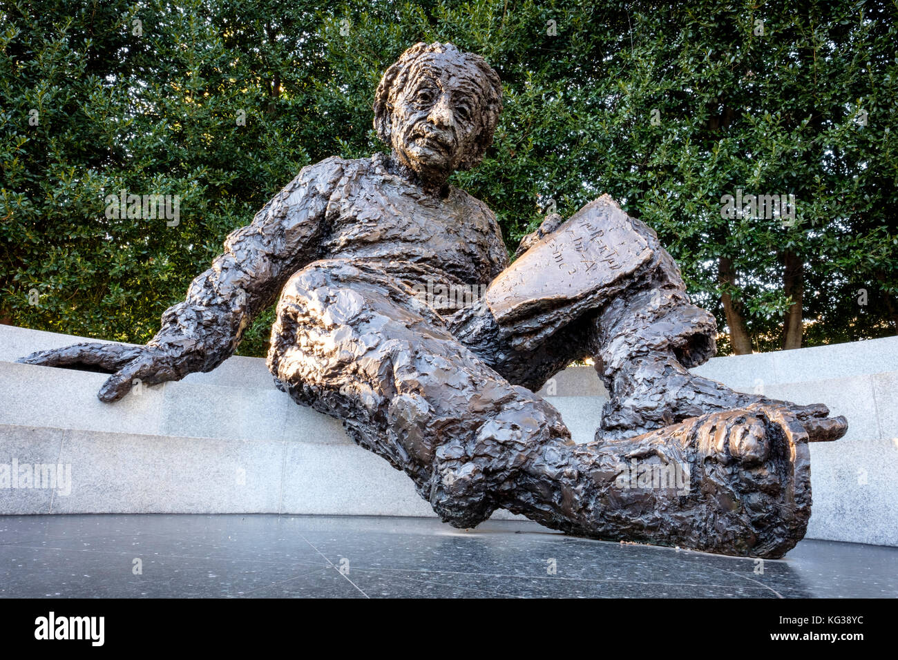 Albert Einstein Memorial at the National Academy of Sciences, Washington, DC, United States of America, USA. Stock Photo