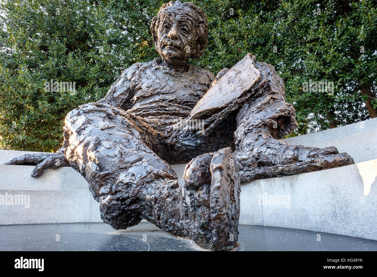 Albert Einstein Memorial at the National Academy of Sciences, Washington, DC, United States of America, USA. Stock Photo