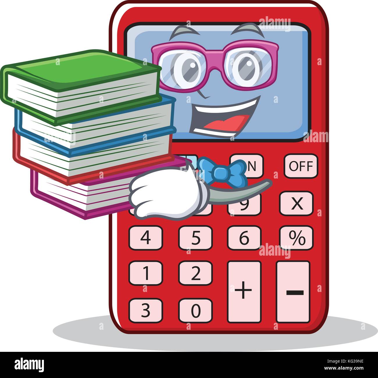 Student with book cute calculator character cartoon Stock Vector Image & Art - Alamy Student with book cute calculator character cartoon Stock Vector Image & Art - Alamy