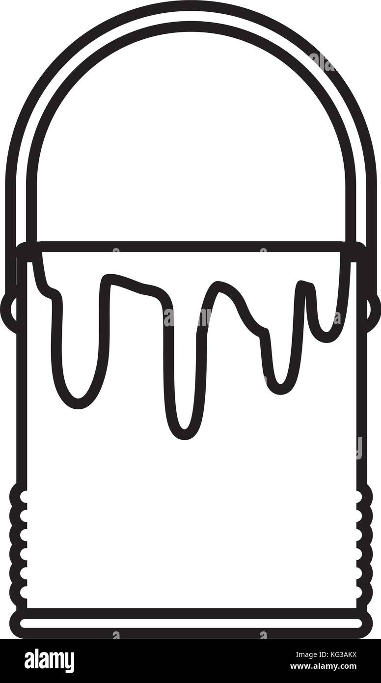 Paint bucket isolated Stock Vector Image & Art - Alamy