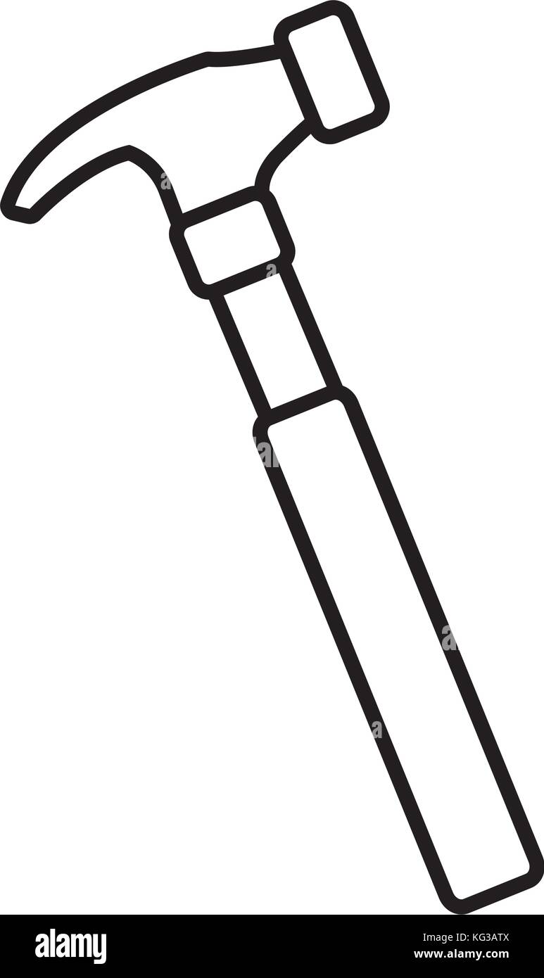 Hammer construction tool Stock Vector Image & Art Alamy