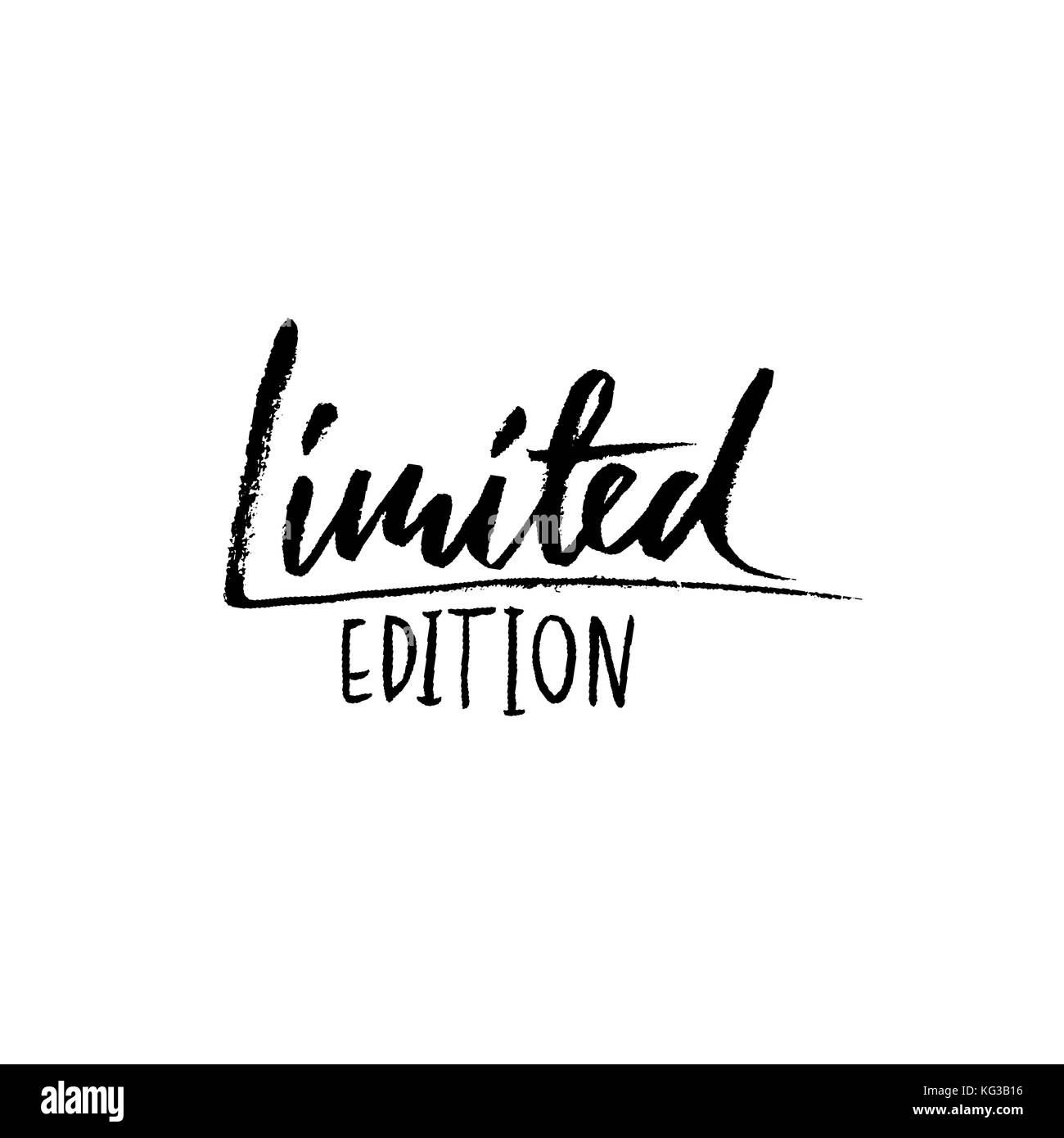 Limited edition text Stock Vector Images - Alamy
