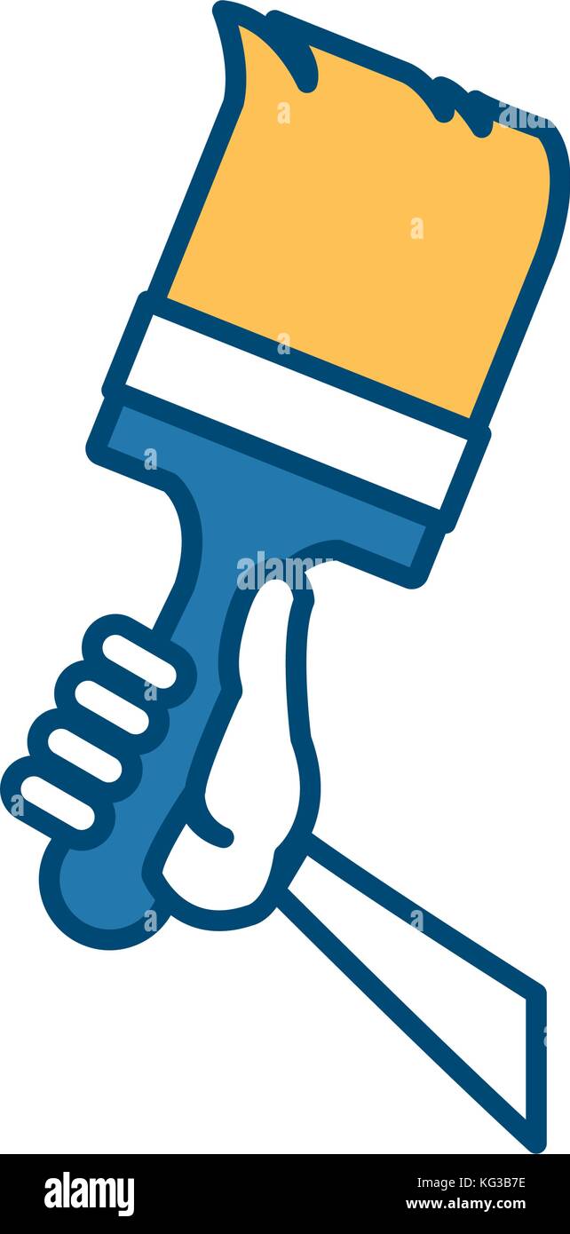 Paint brush construction Stock Vector Image & Art - Alamy