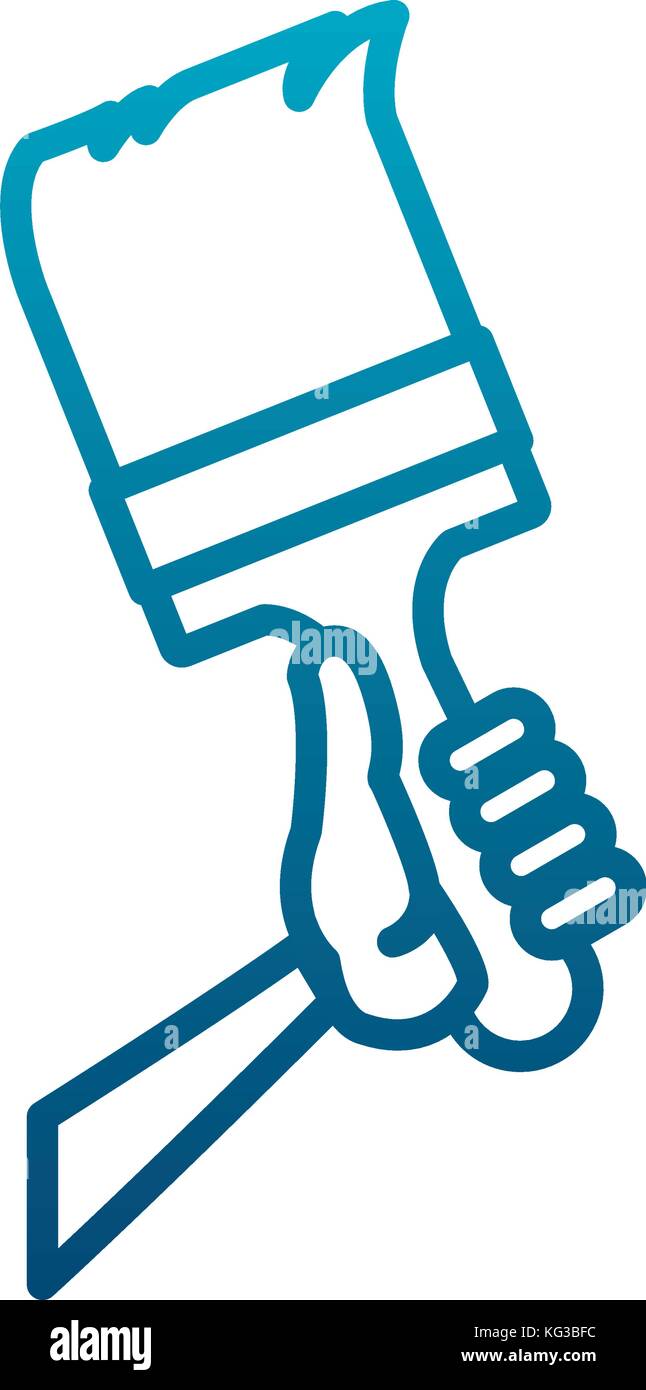Paint brush construction Stock Vector Image & Art - Alamy