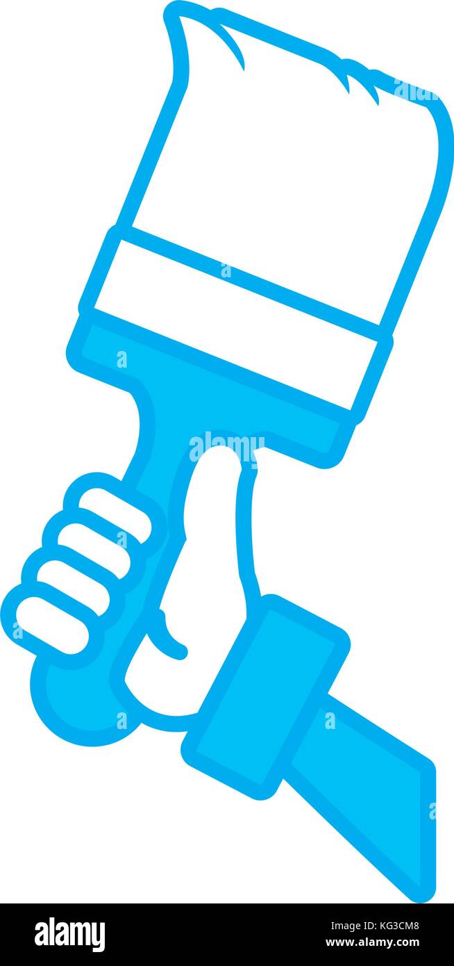 Paint brush construction Stock Vector Image & Art - Alamy