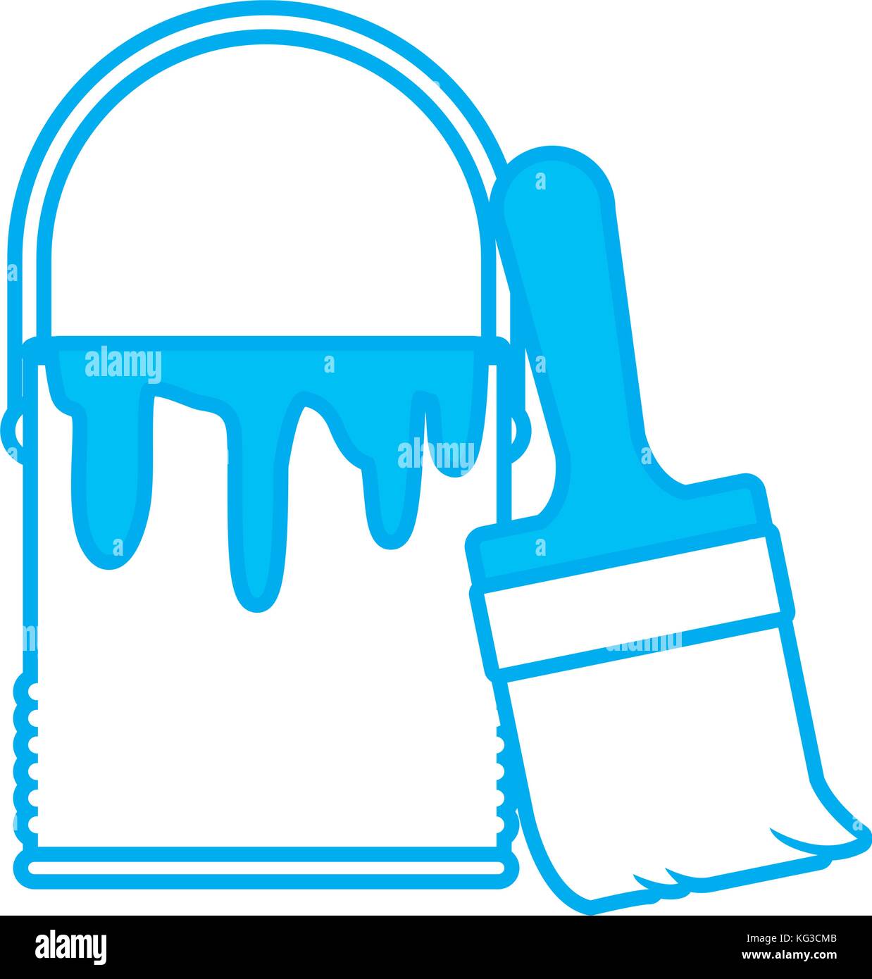 Paint bucket isolated Stock Vector Image & Art - Alamy