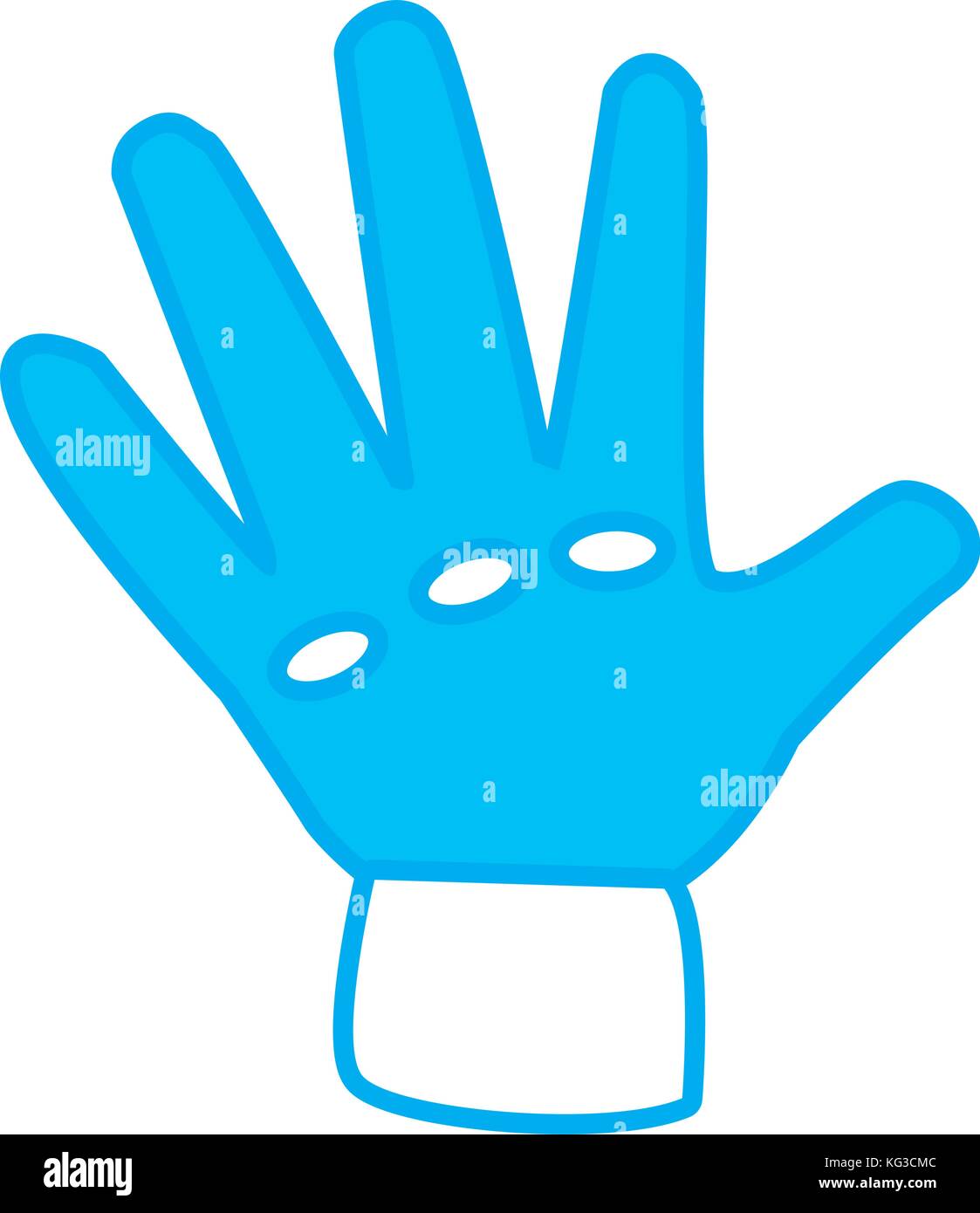 Worker glove isolated Stock Vector Image & Art - Alamy