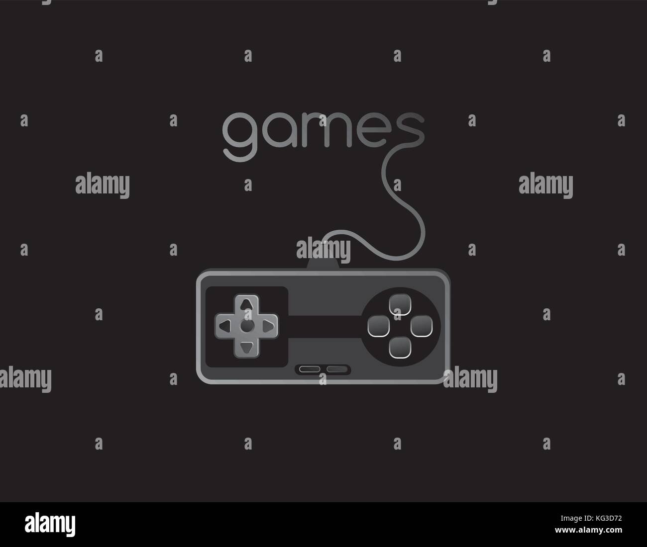 editable video game console theme vector graphic art design ...
