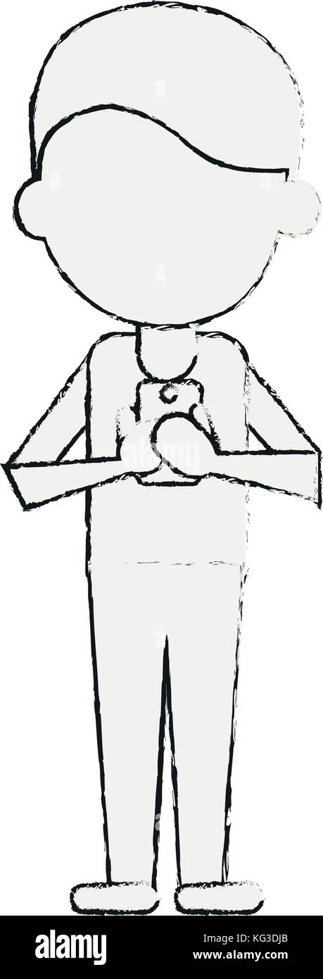 person using phone icon image Stock Vector Image & Art - Alamy