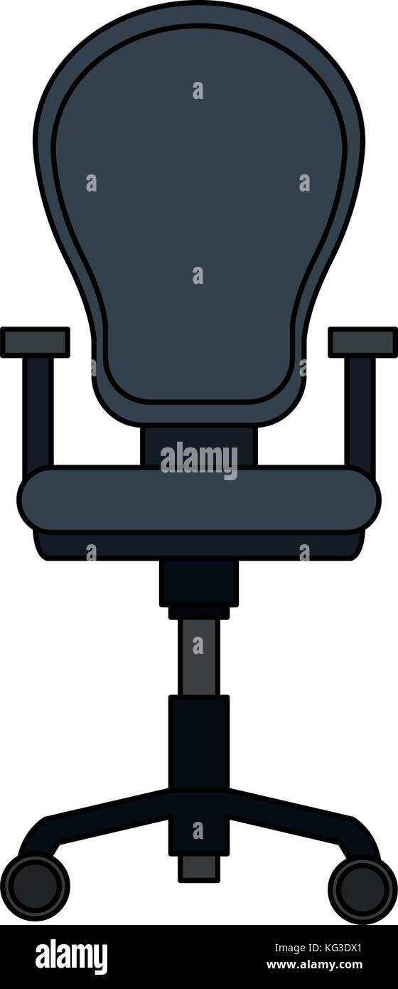Office chair with wheels Stock Vector Image & Art - Alamy