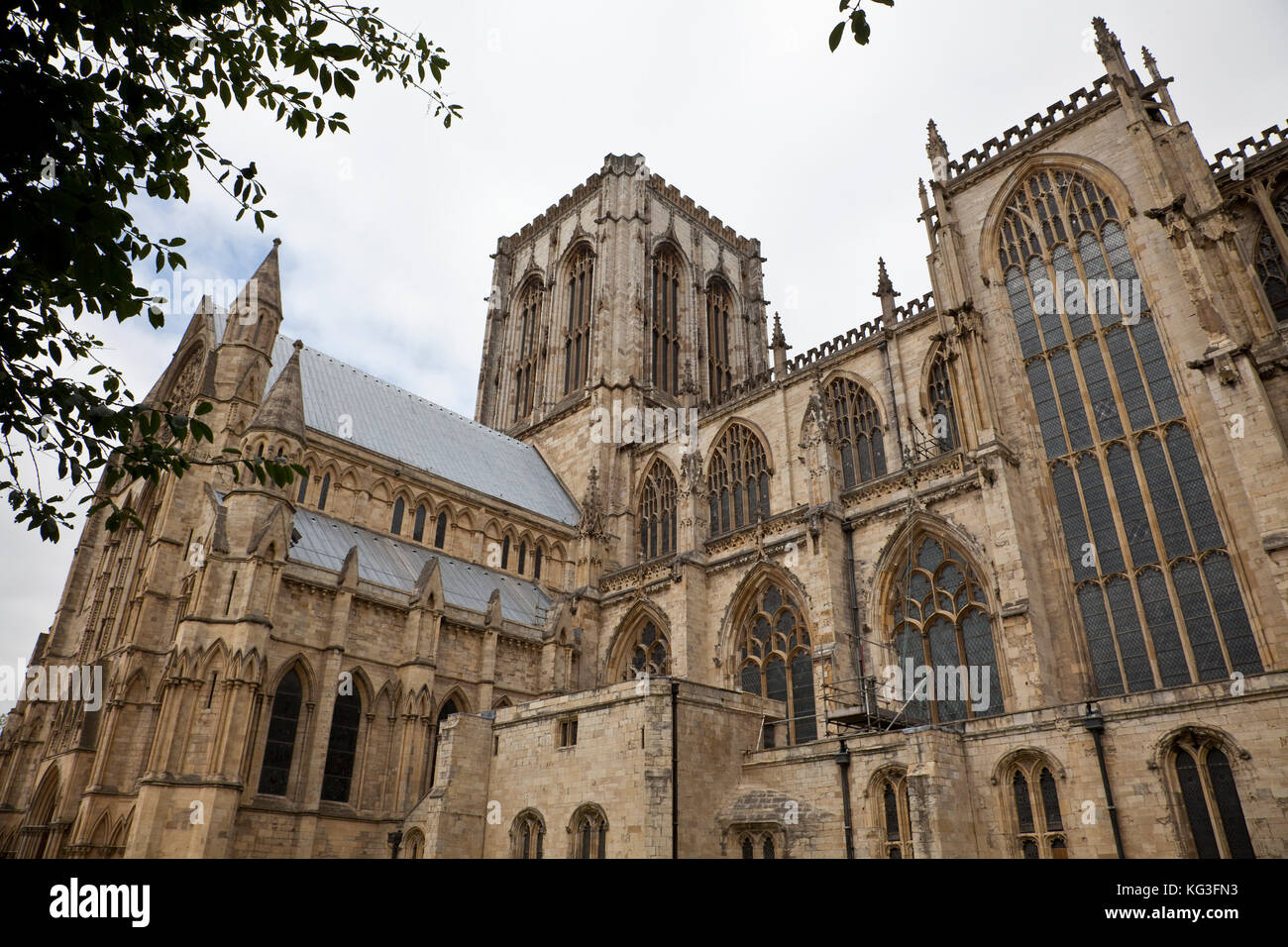 Close up view of York Minster historic building Stock Photo Alamy