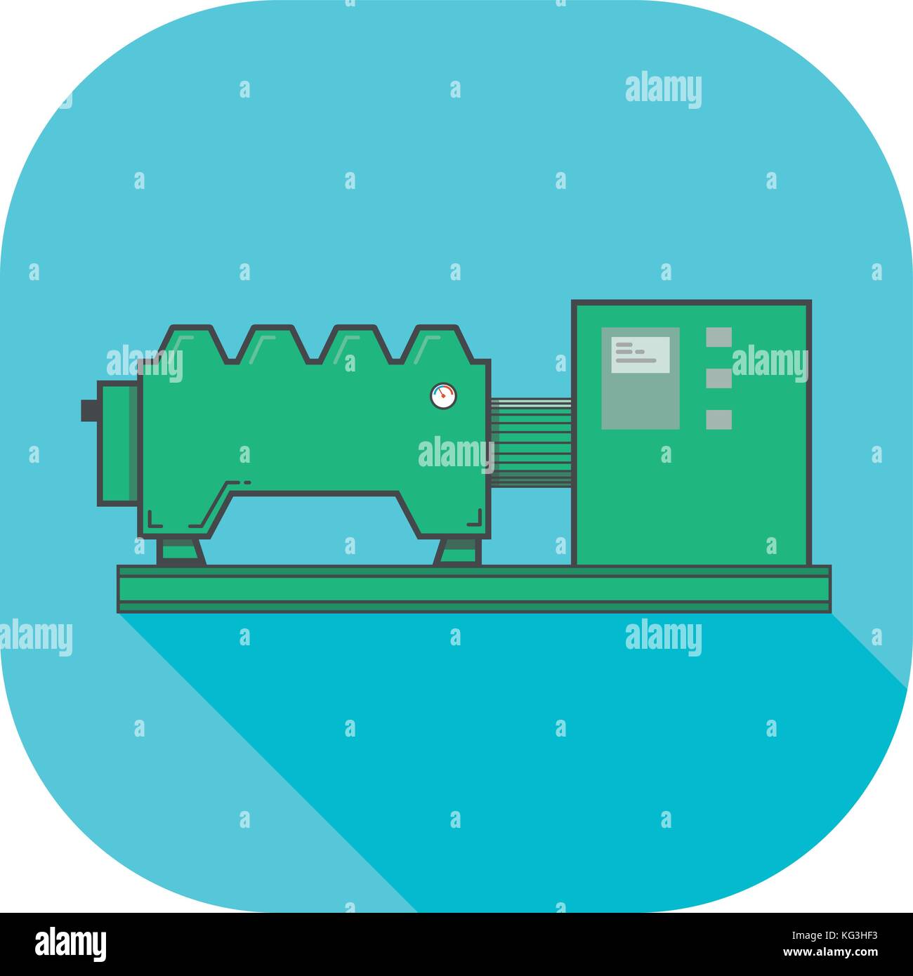 Flat Vector Generator Stock Vector Image & Art - Alamy