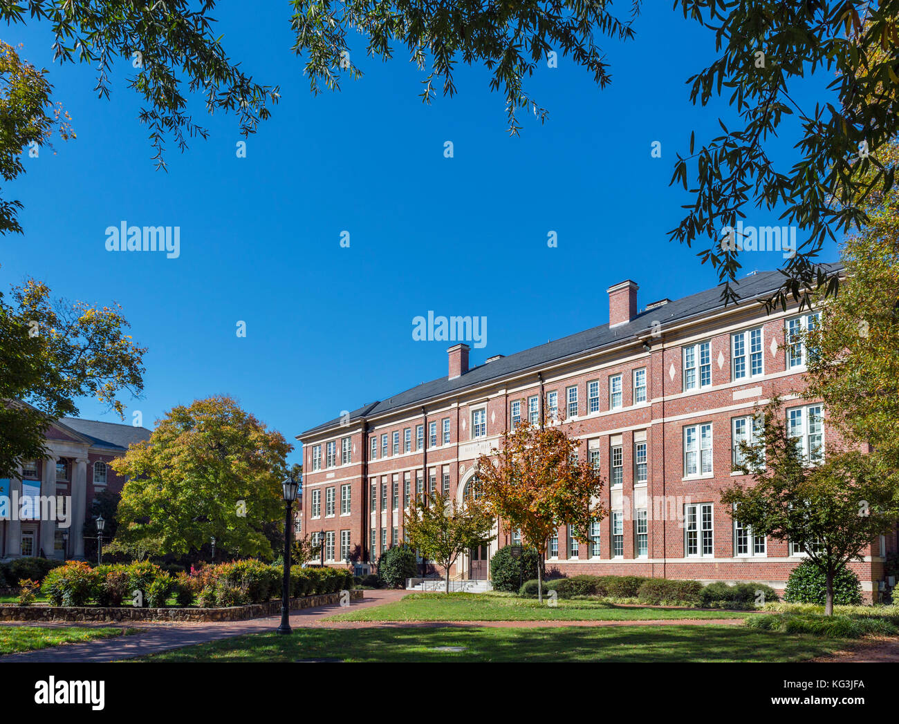 Hanes Hall at the University of North Carolina at Chapel Hill, North Carolina, USA Stock Photo