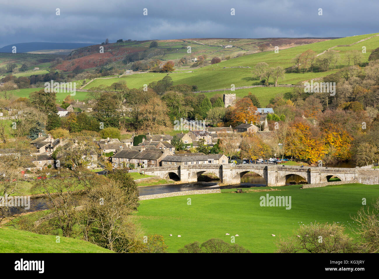 Burnsall Wharfedale Yorkshire Dales Stock Photo - Alamy