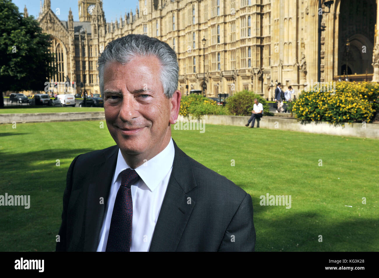 Mike Thornton, Liberal Democrat MP photographed outside the Houses of Parliament, Westminster, central London. Photo by Michael Walter/Troika Stock Photo