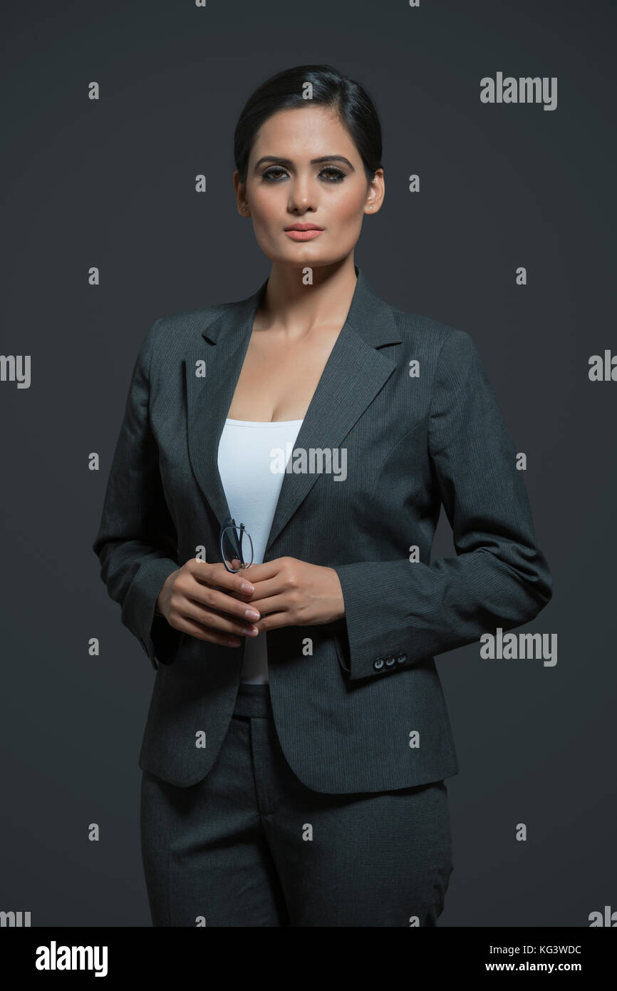 Portrait of young business woman Stock Photo